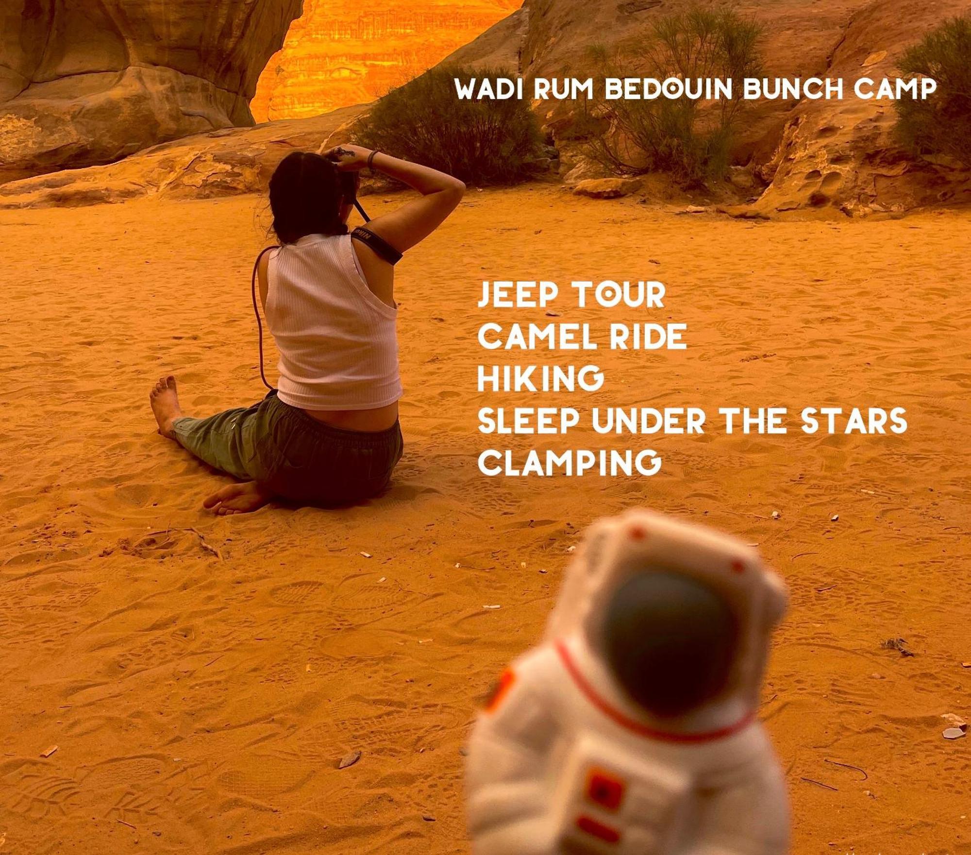 Hotel Bedouin Bunch Camp Wadi Rum Exterior foto